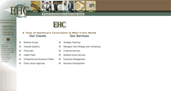 Desktop Screenshot of executivehealthconsulting.com